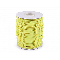 Runde elastisch, Ø2 mm (50 m rolle) - gelb