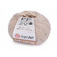 Strickgarn Baby Cotton 50 g - hellbeige