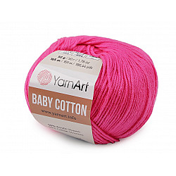 Strickgarn Baby Cotton 50 g - pink