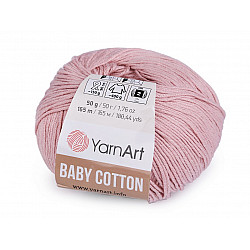 Strickgarn Baby Cotton 50 g - puderig