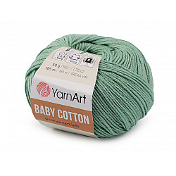 Strickgarn Baby Cotton 50 g - grün