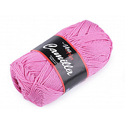 Strickgarn aus Baumwolle Camilla 50 g - rosa