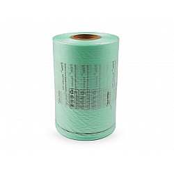 Folie zur Herstellung von Luftkissen 200x100 mm, 280 m - Mint - transparent