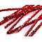 Chenilledraht, Pfeifenreiniger mit Lurex Ø6mm Länge 30 cm, rote Erdbeere, 20 Stück