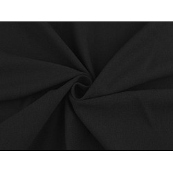 Jerseystoff Baumwolle einfarbig (Meterware) - schwarz