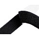 Klettverschluss selbstklebend Haken + Schlaufen Breite 50 mm, schwarz, meterware