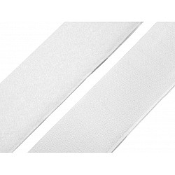 Klettverschluss selbstklebend Haken + Schlaufen Breite 50 mm, White, meterware