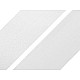 Klettverschluss Haken + Plüsch Breite 10 cm, White, meterware