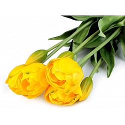 Künstlicher Strauß Tulpen, gelb