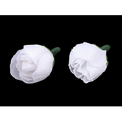 Künstliche Blume / Blüte Rose Ø20 mm, weiß, 30 Stück