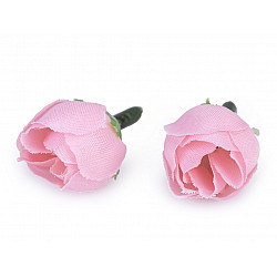 Künstliche Blume / Blüte Rose Ø20 mm, Hellrosa, 30 Stück