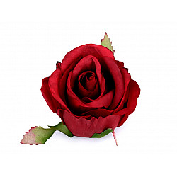 Künstliche Blume / Blüte Rose Ø55 mm, dunkelrot