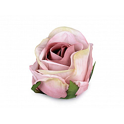 Künstliche Blume / Blüte Rose Ø55 mm, puderig