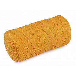 Spaghetti-Strick-Schlauchband, 250 g - gelber Senf