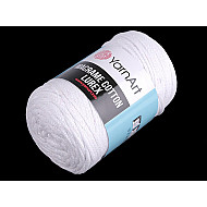 Strickgarn Macrame Cotton Lurex 250 g - weiß - AB, 1 Buc.